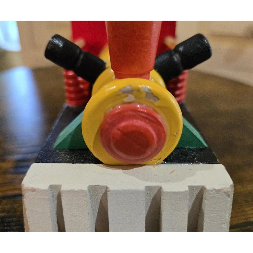 Wooden‎ Toy Learning Train with Alphabet Numbers and Math Symbols